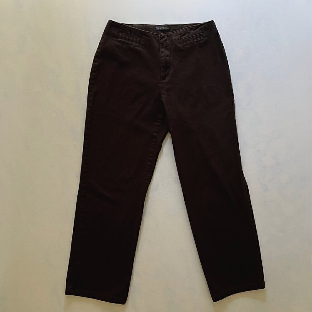 Dockers Dark Brown/Black Straight Leg Pants
